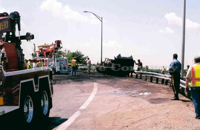 Truck Flipped Over 2008