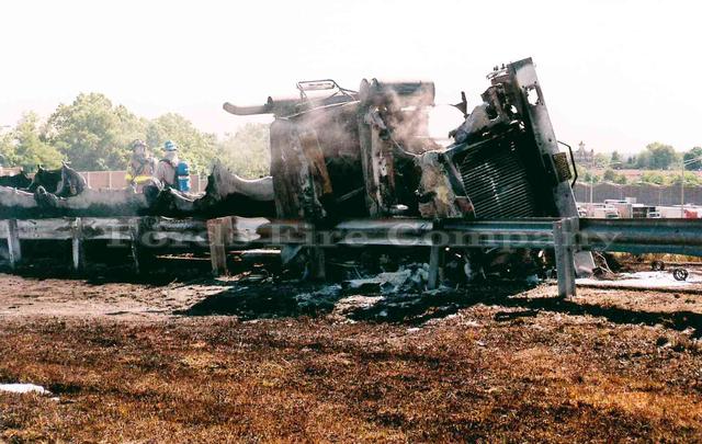 Truck Flipped Over 2008